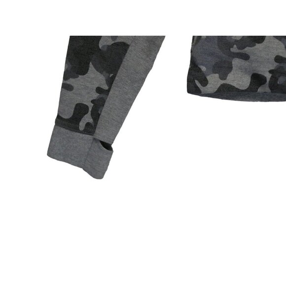 NIKE Womens Sz S Tech Fleece Camo Sweatshirt Pullover Crewneck Grey‎ Long sleeve - Picture 5 of 10